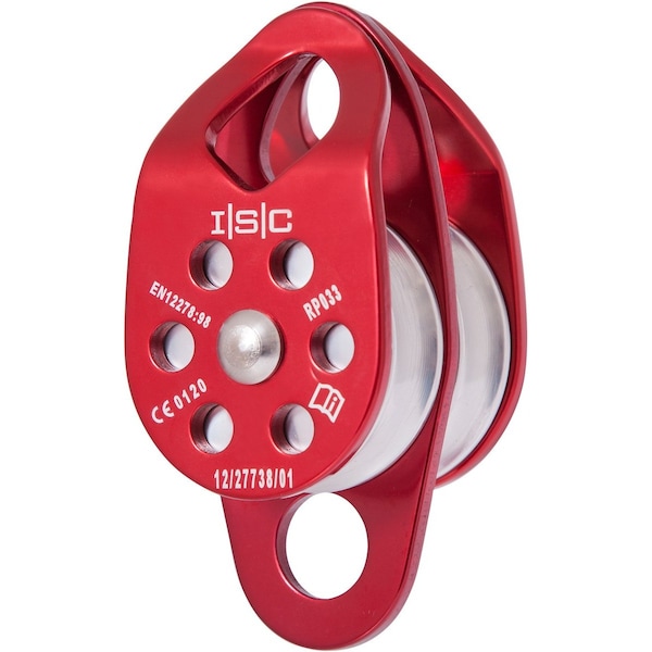 Pulley-ISC, Medium Double, Aluminum 9" x4" x2"